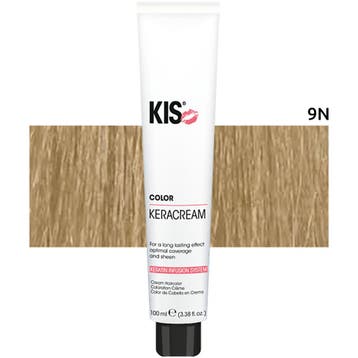 KIS Kappers – Kera Cream Color Haarverf – 9N : Zeer, Verzenden, Nieuw