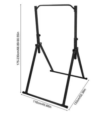 Opvouwbare Power Tower Pull Up Bar Dip Station Verstelbaar, Verzenden, Nieuw