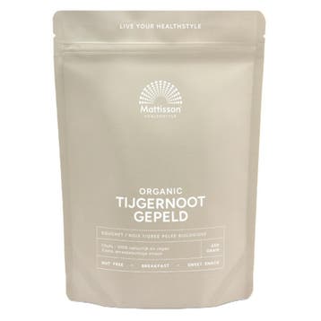 Mattisson Tijgernoten Gepeld Biologisch 450g, Verzenden, Nieuw