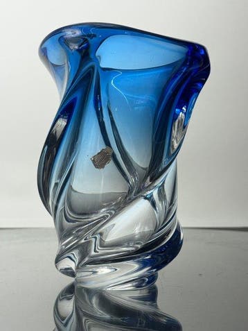 Val Saint Lambert - René Delvenne - Vaas - Conque - Kristal