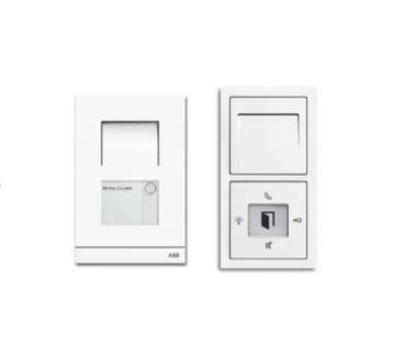 ABB BUSCH JAEGER AUDIO INTERCOM SET 83003/1 WIT WC, Ophalen of Verzenden, Nieuw