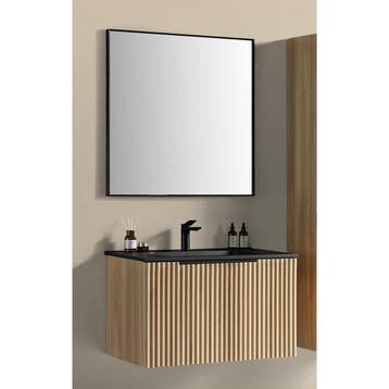 Xellanz Ribbella Badmeubel Compleet - 100cm - Naturel, Ophalen of Verzenden, Nieuw