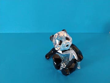 Swarovski - Beeldje - Swarovski Panda mit Bambus von Heinz