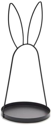 Dienblad metalen frame haas konijn bunny ear 40 cm hoog ø18, Huis en Inrichting, Woonaccessoires | Kunstplanten en Kunstbloemen