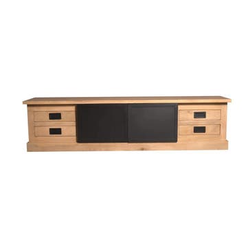 Tv meubel Noa Naturel Mangohout 200 cm | Starfurn, Ophalen of Verzenden, Nieuw