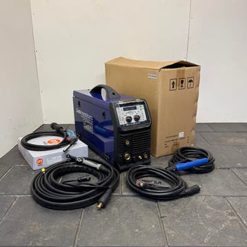 ZGAN Lascentrum MIG TIG 200 ACDC Lasapparaat Lasmachine 230V, Ophalen of Verzenden, Zo goed als nieuw, 150 tot 250 ampère, Co2
