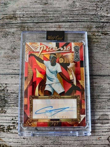 Wild Card Lamine Yamal 1/1 Gesigneerde kaart, Enige, Nieuw