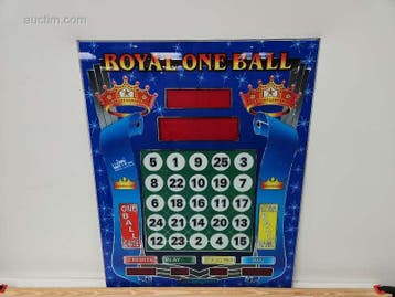 Frontplaat bingo/gokautomaat Wimi Royal One ball, Tuin en Terras, Ophalen, Nieuw