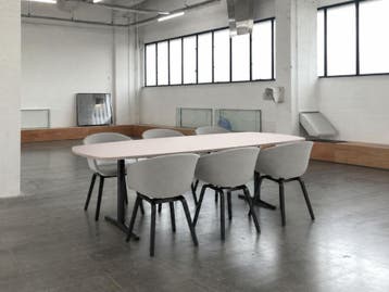 Vergaderset voor 6 personen - Vergadertafel Deens ovaal met, Ophalen of Verzenden, Nieuw
