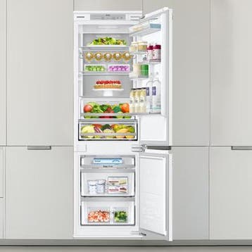 Samsung BRB260135WW koel/vries combinatie, Witgoed en Apparatuur, Koelkasten en IJskasten, Ophalen, 200 liter of meer, Met aparte vriezer
