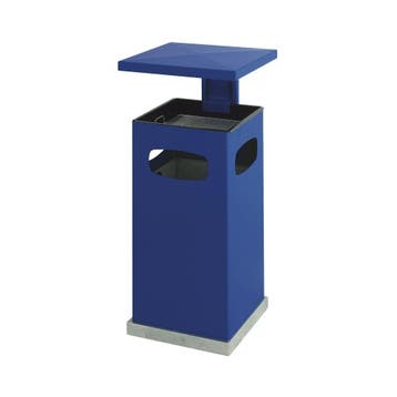 As-papierbak met afneembaar afdak 70 ltr - blauw, Verzenden, Nieuw