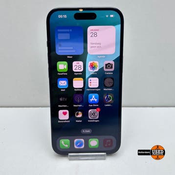 iPhone 15 128GB Zwart, Telecommunicatie, Mobiele telefoons | Apple iPhone, Verzenden, Gebruikt