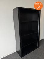 Roldeurkast -BASIC -b-keuze- 198x120x45cm - Zwart met zwarte, Werkplek, Ophalen of Verzenden, Gebruikt, Kast