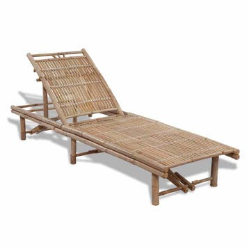 vidaXL Ligbed bamboe, Tuin en Terras, Verzenden, Nieuw