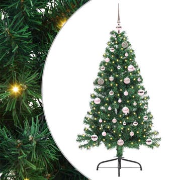 vidaXL Kunstmatig Voorverlicht Kerstboom met 150 LED Groen, Verzenden, Nieuw
