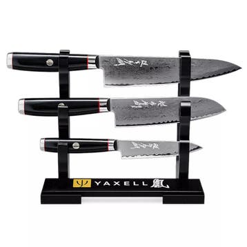 Yaxell Super Gou Ypsilon Messenset – 4-delig – Katana Di, Ophalen of Verzenden, Nieuw, Hout