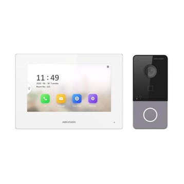 Hikvision DS-KIS603-P(B) Video-Intercom kit 1, Ophalen of Verzenden, Nieuw
