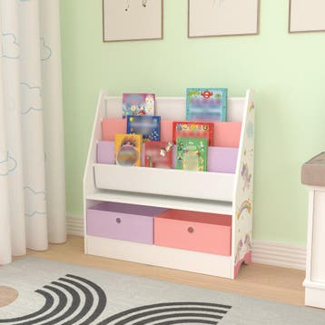 [en.casa] Kinderboekenkast Neda opbergkast 74x71x23 cm eenho, Verzenden, Nieuw
