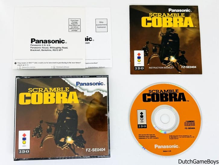 3DO - Scramble Cobra + Reg. Card, Spelcomputers en Games, Games | Overige, Gebruikt, Verzenden