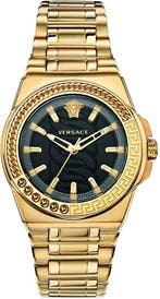 Versace VEHD00520 Chain Reaction dames horloge  40 mm, Overige merken, Staal, Verzenden, Polshorloge