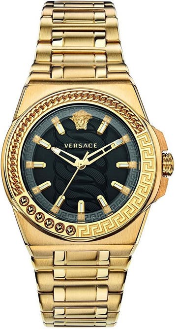 Versace VEHD00520 Chain Reaction dames horloge  40 mm, Overige merken, Staal, Verzenden, Polshorloge