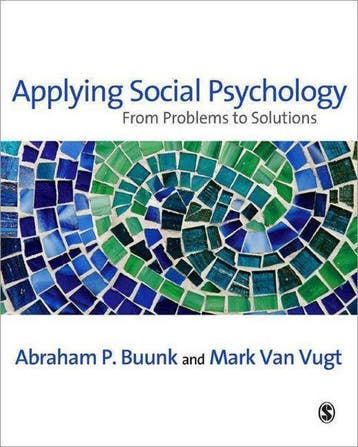 Applying Social Psychology 9781412902830 Buunk, Verzenden, Gelezen, Buunk