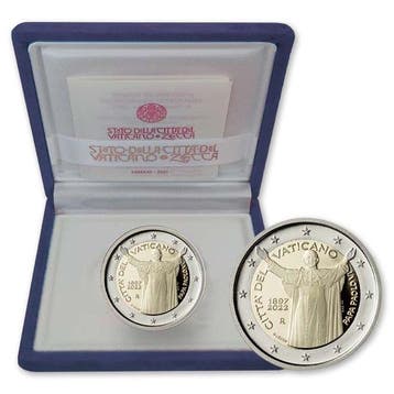 Vaticaan 2 Euro Paus Paulus VI 2022 Proof, Verzenden