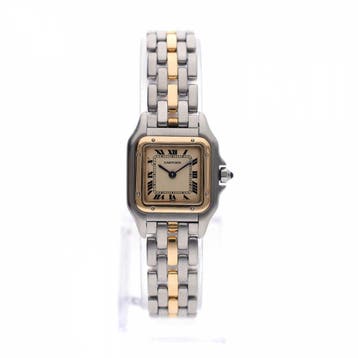 Cartier Panthère 1-Row 66921; Vintage Dames Horloge (Fu.., Sieraden, Tassen en Uiterlijk, Overige merken, Leer, Polshorloge, Ophalen of Verzenden