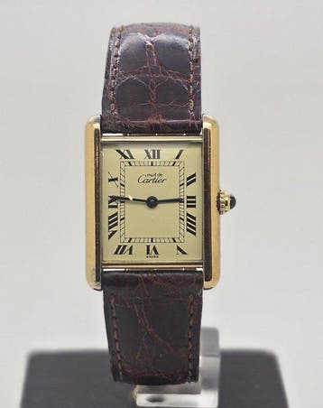 Cartier - Cartier Must Tank LM Vermeil - 590005 - Unisex -, Nieuw