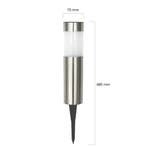 Solar wandlamp Lucifer RVS op zonne energie - Set van 2, Zonne-energie, Verzenden, Wandlamp, Nieuw