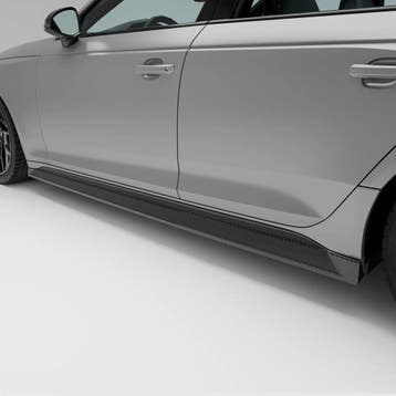 Audi RS4 B9.5 Avant Revozport Carbon side skirts, Verzenden