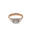Ring - 14 karaat Roségoud - 2.17ct. tw. Diamant (Lab-grown), Nieuw