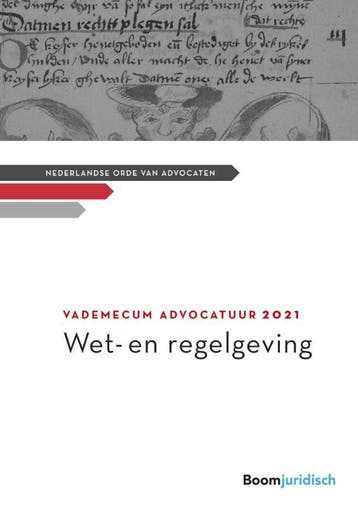 Vademecum Advocatuur 2021 9789462909328, Zo goed als nieuw