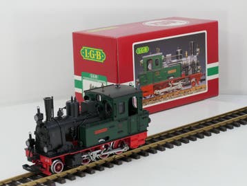 LGB 2074 D Tenderlok Spreewald DEV, Digital (Locomotieven), Hobby en Vrije tijd, Modeltreinen | Overige schalen, Ophalen of Verzenden