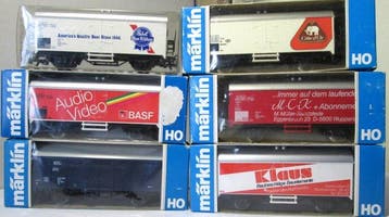 Märklin H0 - Modeltrein goederenwagonset (6), Nieuw
