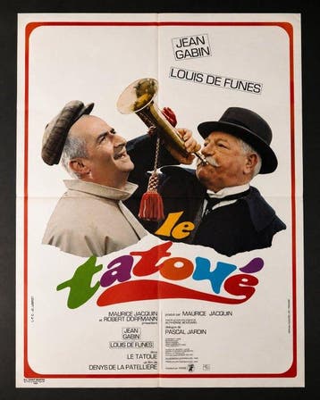 Gabin & Louis de Funès –Eerste bioscoopuitgave - Originele, Nieuw