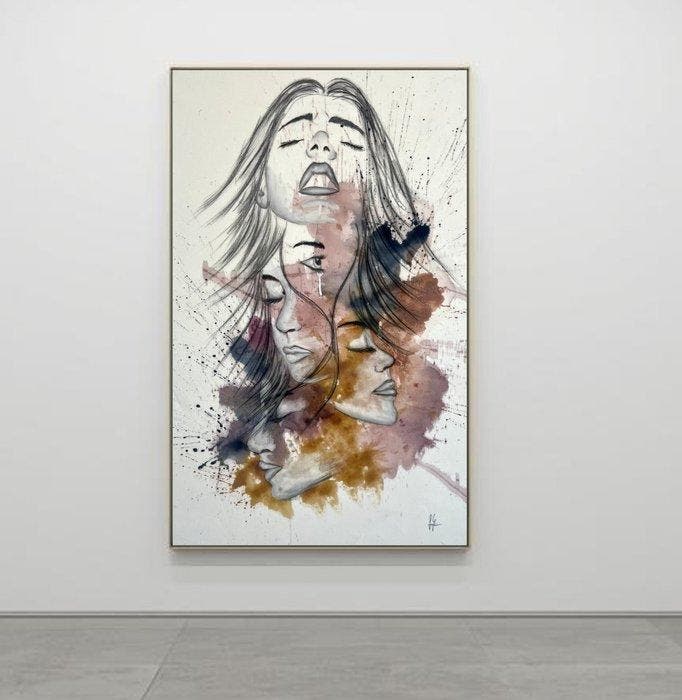 Serena Grassetti - Beyond Myself #4, Antiek en Kunst, Kunst | Schilderijen | Modern