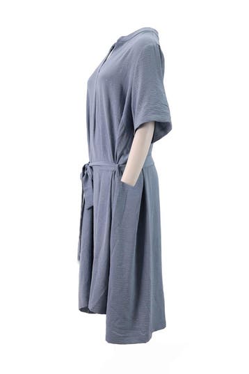 Only Carmkoma Jurk in maat 46 Blauw, Kleding | Dames, Only Carmkoma, Verzenden, Zo goed als nieuw, Blauw