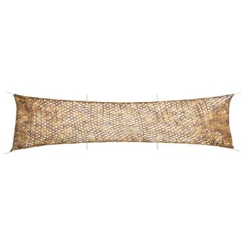 vidaXL Camouflagenet met opbergzak 613x138 cm zandkleurig, Verzenden, Nieuw