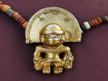 Cultuur Taïrona : tumbaga Pendant - 40 mm (Zonder