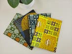 4 Fat quarters - Groen X mix Quiltstoffen / Patchwork stoffe, Ophalen of Verzenden, Nieuw