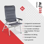 2dekans | Crespo - Standenstoel - AL/238 - Deluxe - Donker, Ophalen of Verzenden, Zo goed als nieuw, Grijs