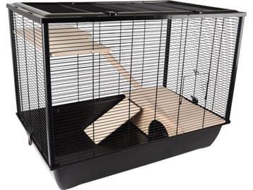 Flamingo Elsa - Hamsterkooi - Ruim met platforms en, Verzenden, Zo goed als nieuw