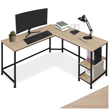 Bureau Hamilton 138x138x75,5cm, Verzenden, Nieuw