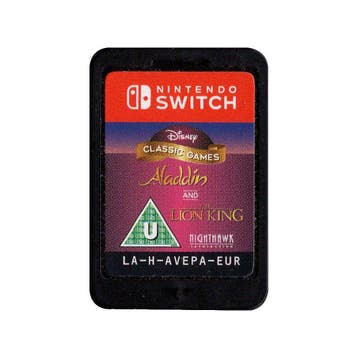 Switch Disney Classic Games: Aladdin and The Lion King, Verzenden, Zo goed als nieuw
