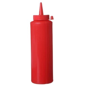 Hendi Knijpfles Rood 35cl**, Verzenden, Nieuw