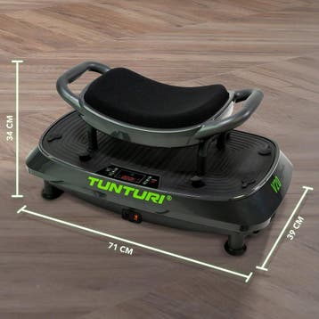 Tunturi Cardio Fit V20 trilplaat incl. fitnesstoel – Nieuw, Kunststof, Trilplaat, Verzenden, Nieuw