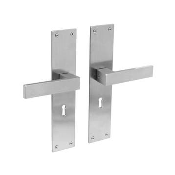 Intersteel Deurkruk Amsterdam op schild sleutelgat 56mm -, Verzenden, Nieuw