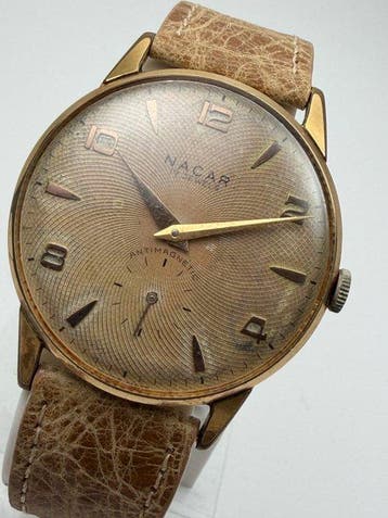 Nacar - AS 1130 / 17 Jewels – Manual Wind – Textured Dial -, Nieuw