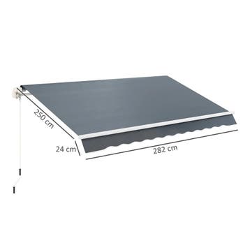 Markiesdoek Markiesstof Met Volant Waterafstotend Vervanging, Tuin en Terras, Verzenden, Nieuw